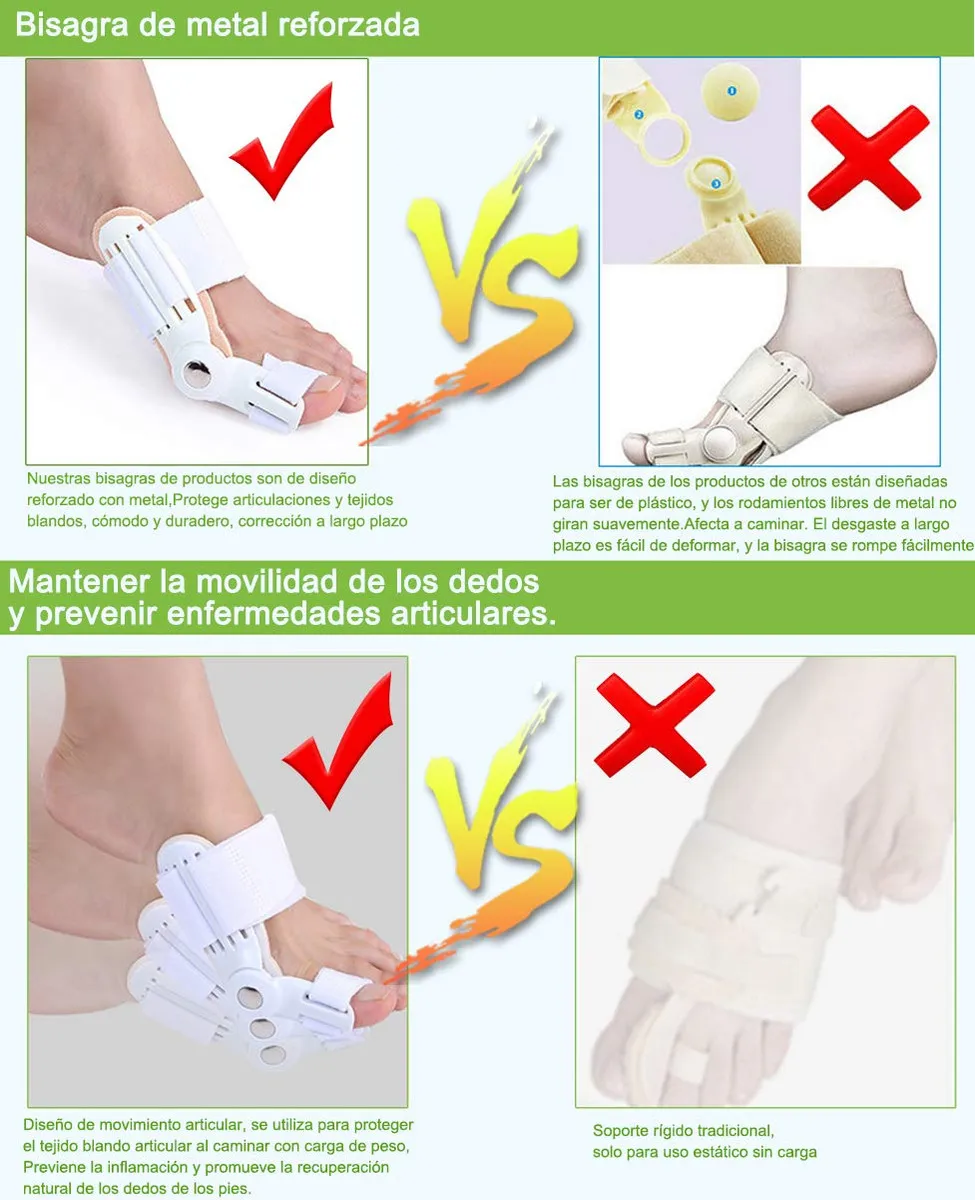 CORRECTOR DE JUANETES 2 UNIDADES