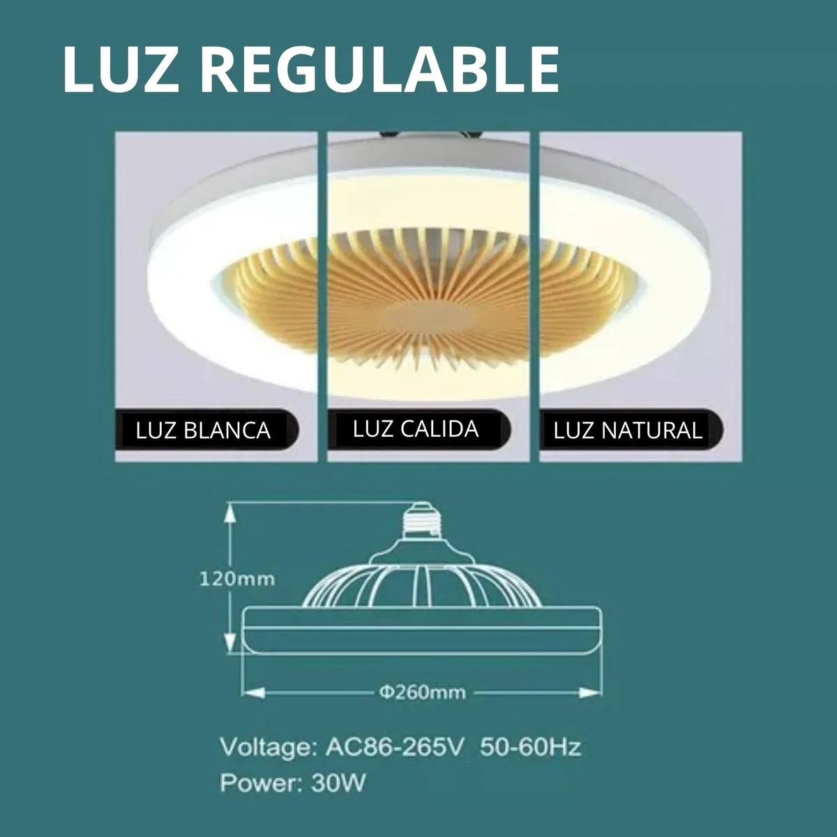 Foco Ventilador