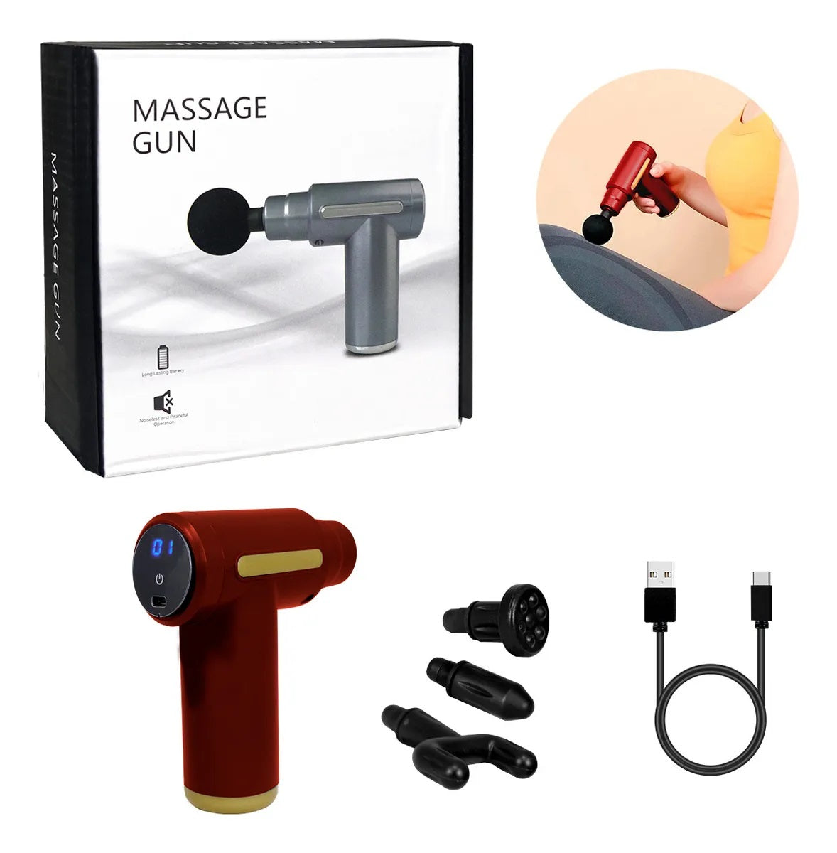 Pistola Masajeadora Muscular