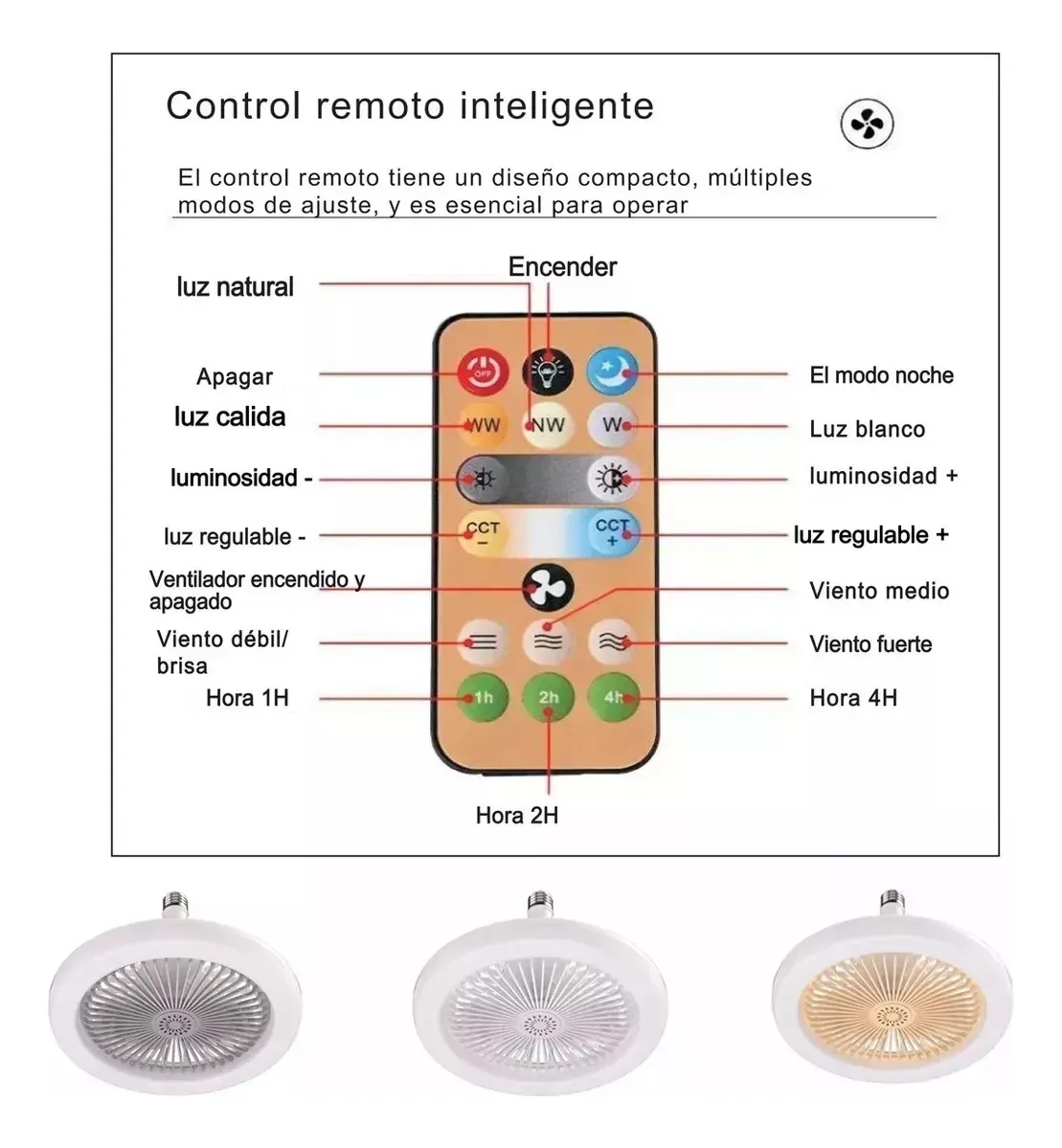 Foco Ventilador
